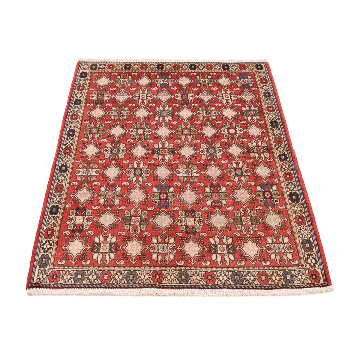 Tapis persan - Nomadic - 160 x 110 cm - rouge