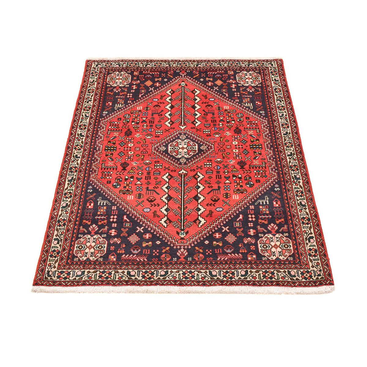 Tapis persan - Nomadic - 148 x 98 cm - rouge