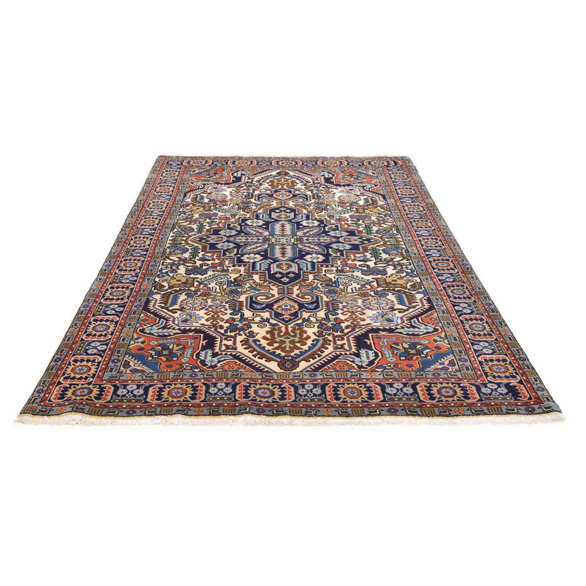 Tapis persan - Nomadic - 222 x 144 cm - multicolore