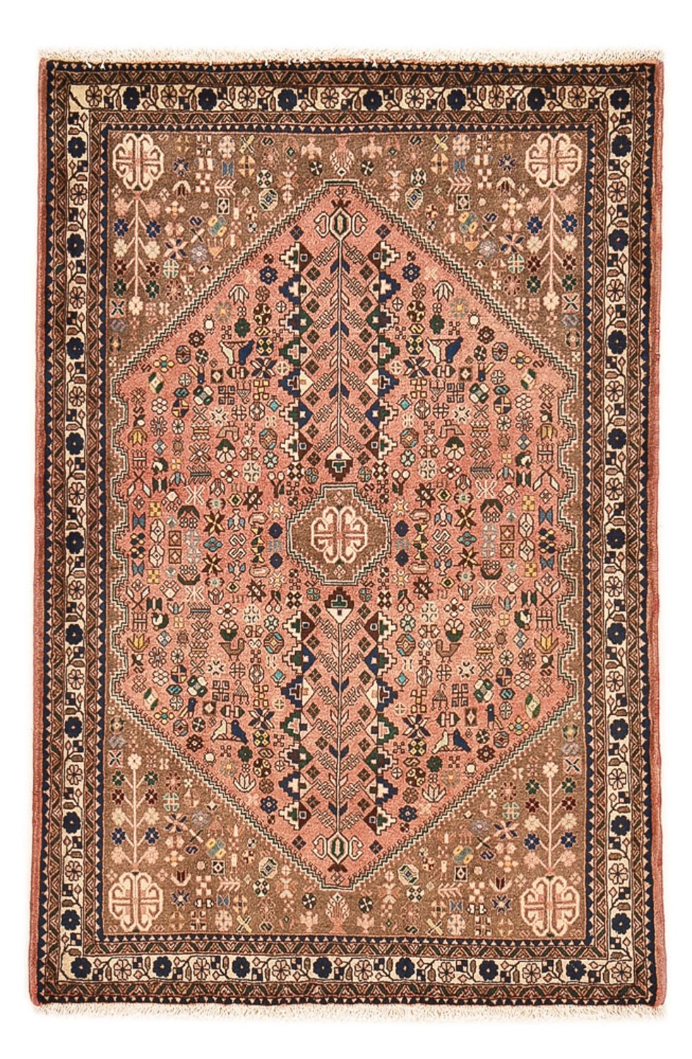 Tapis persan - Nomadic - 152 x 102 cm - rouille