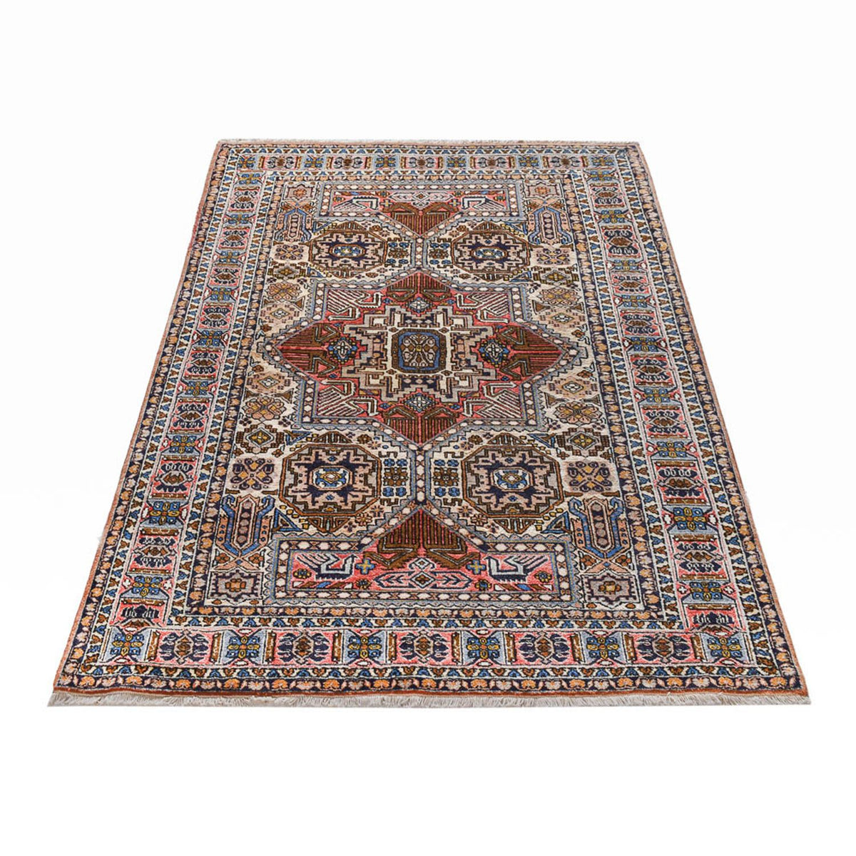 Tapis persan - Nomadic - 192 x 137 cm - multicolore