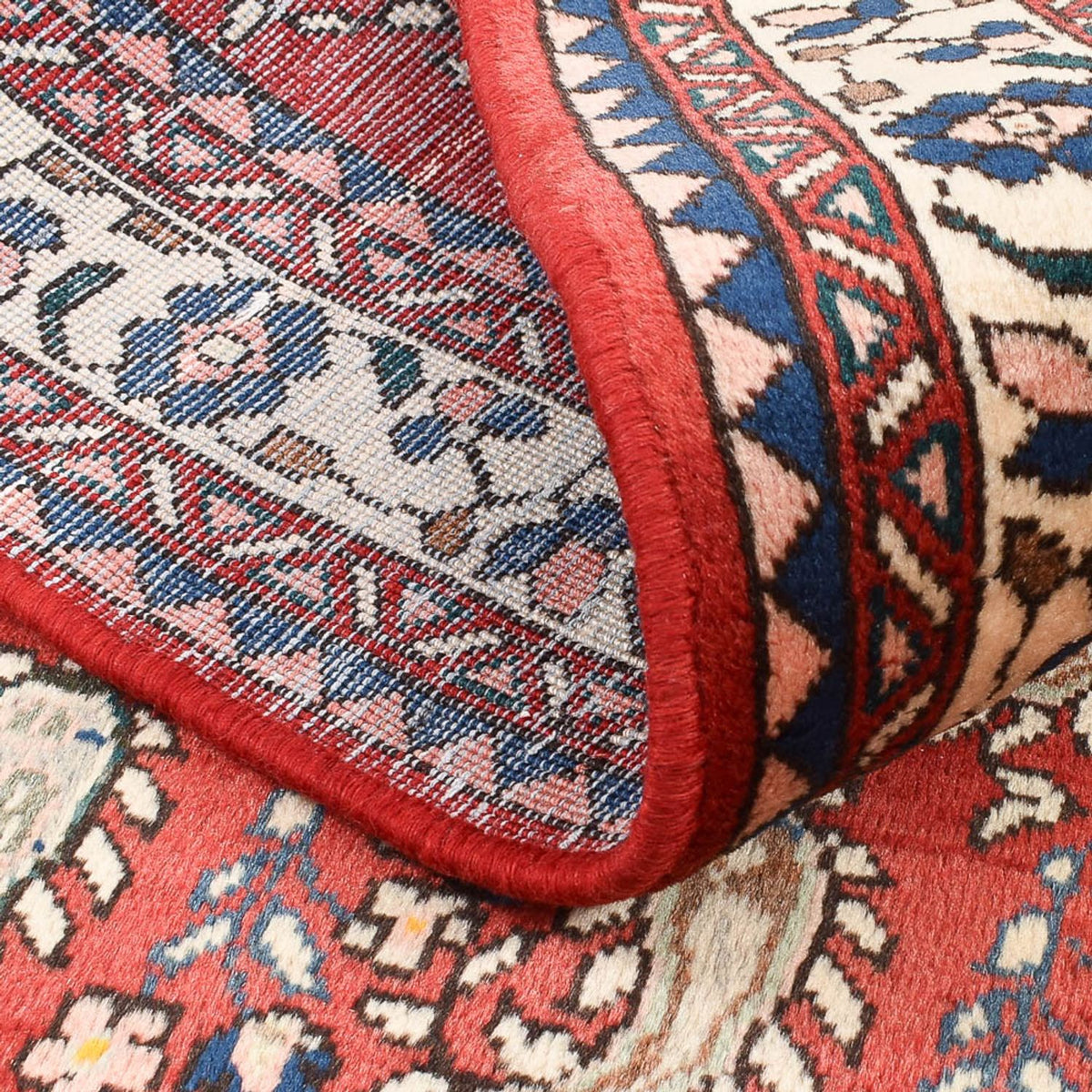 Tapis persan - Nomadic - 150 x 100 cm - rouge