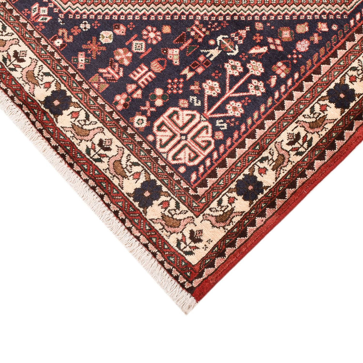 Tapis persan - Nomadic - 150 x 108 cm - rouge