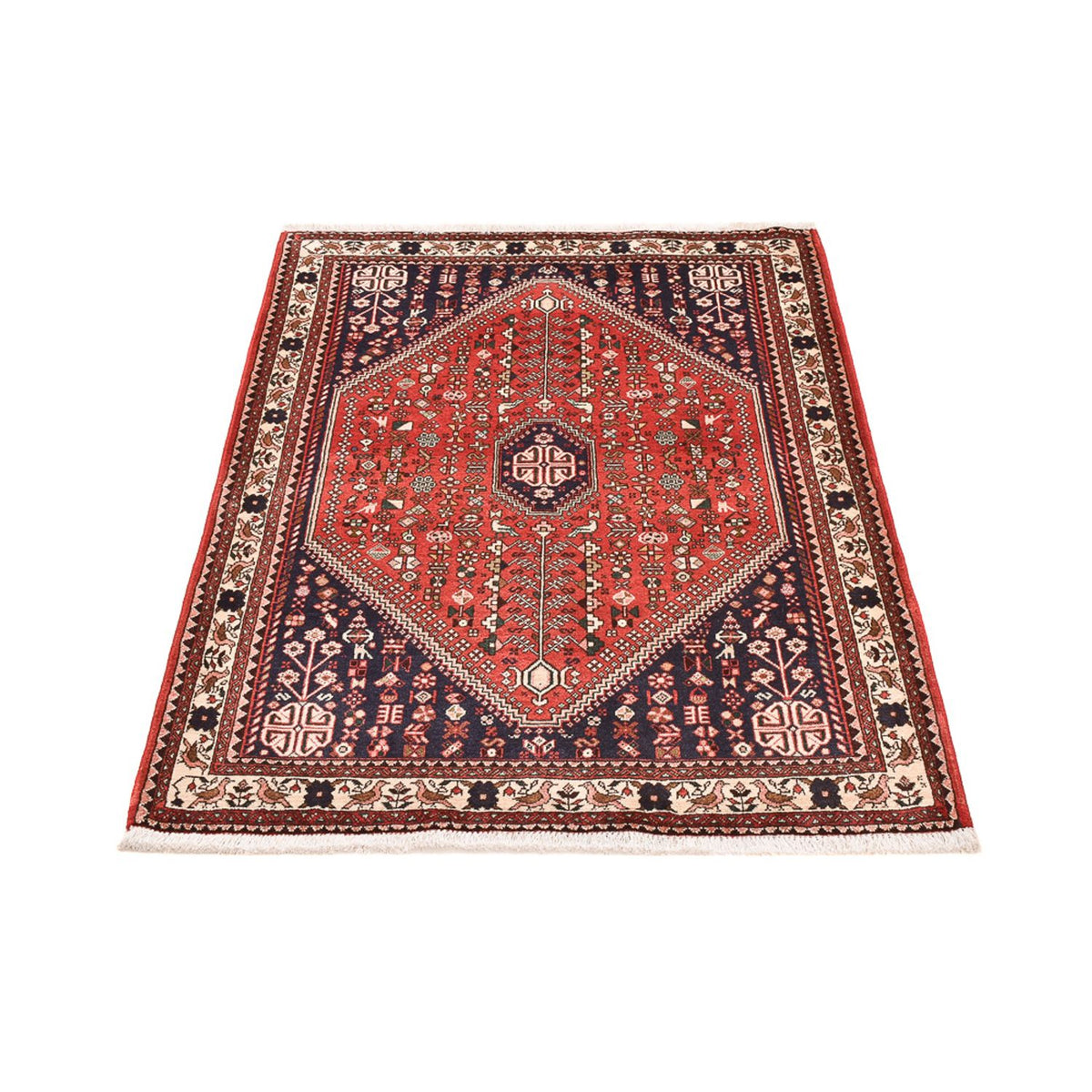 Tapis persan - Nomadic - 150 x 108 cm - rouge