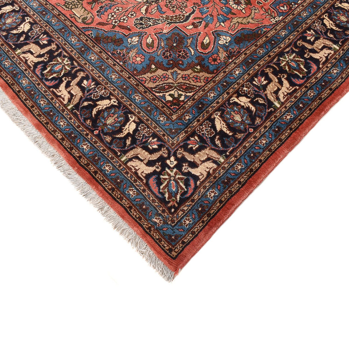 Tapis persan - Nomadic - 311 x 205 cm - rouge clair