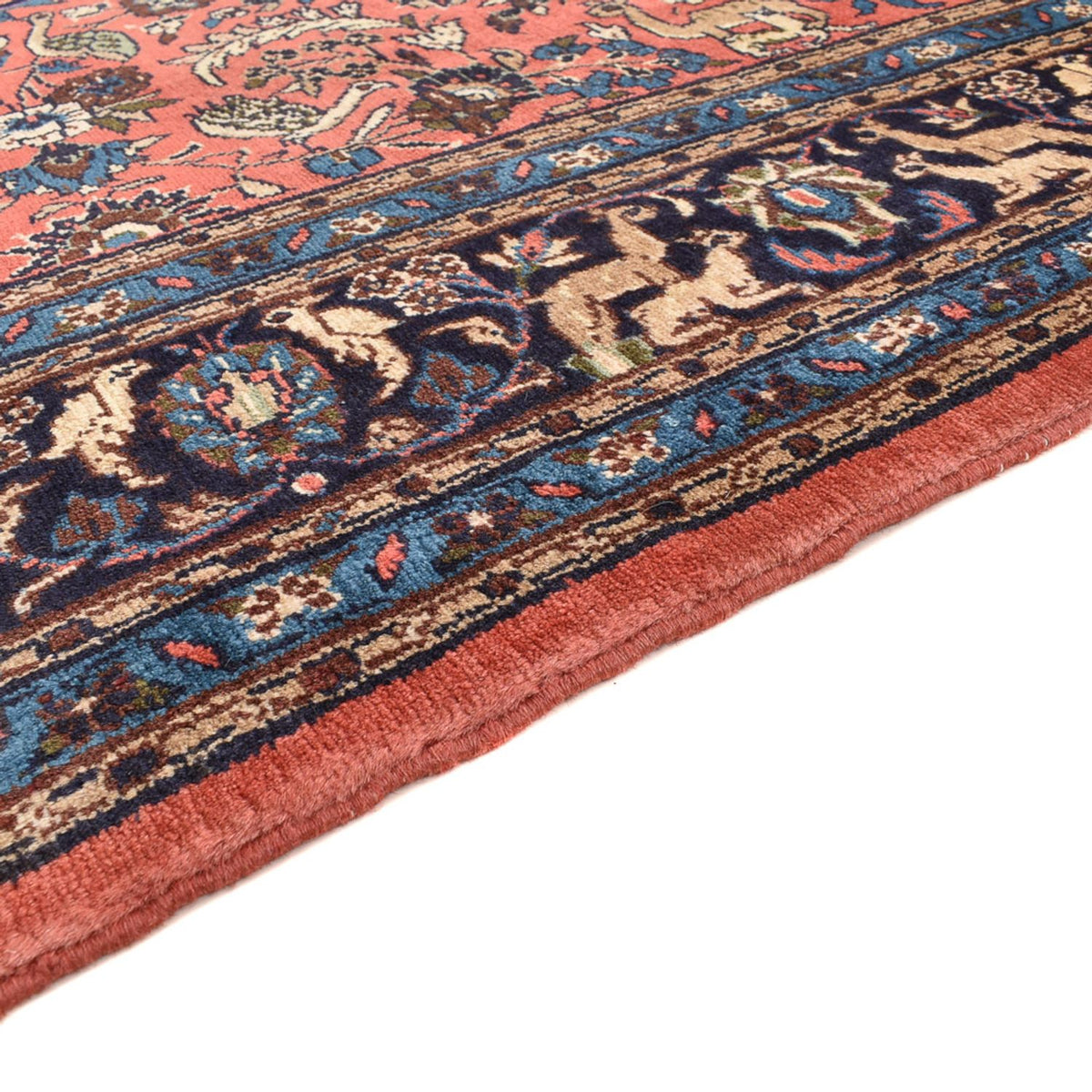 Tapis persan - Nomadic - 311 x 205 cm - rouge clair