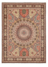 Tapis persan - Tabriz - Royal - 396 x 298 cm - beige foncé