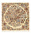 Tapis persan - Royal - 51 x 50 cm - multicolore
