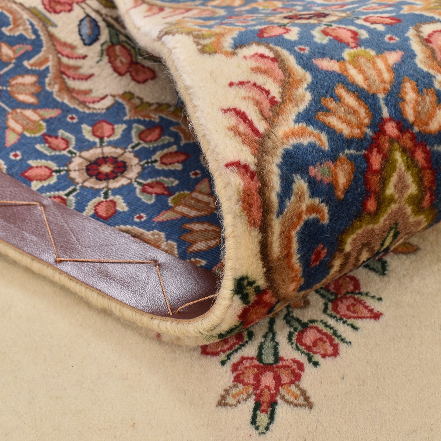 Tapis de couloir Tapis persan - Royal - 405 x 85 cm - crème