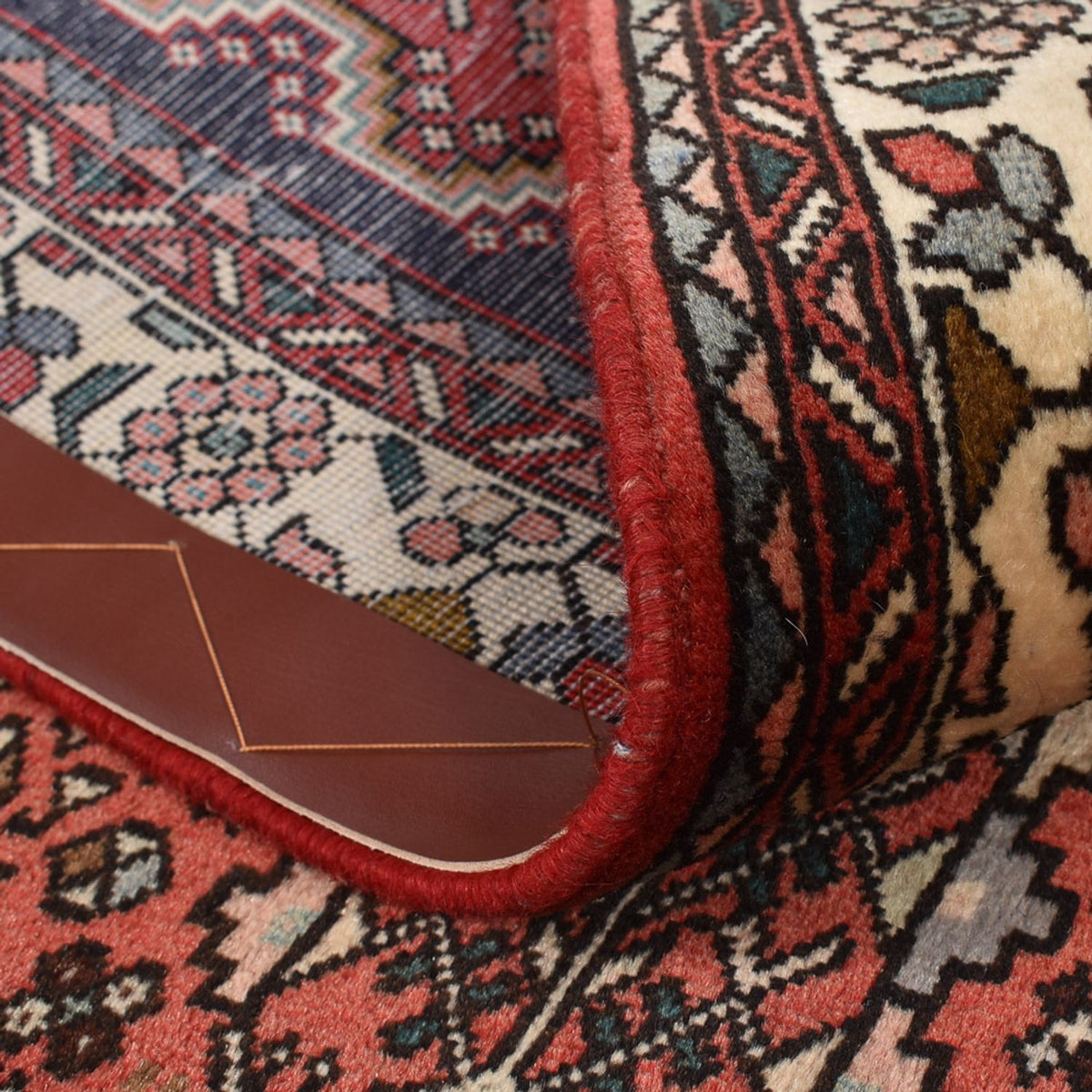 Tapis de couloir Tapis persan - Nomadic - 295 x 99 cm - rouge clair