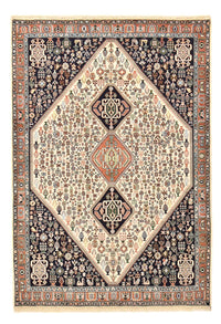 Tapis Gabbeh - Persan Kashkuli - 209 x 145 cm - bleu foncé