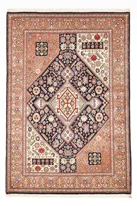 Tapis Gabbeh - Persan Kashkuli - 205 x 144 cm - bleu foncé