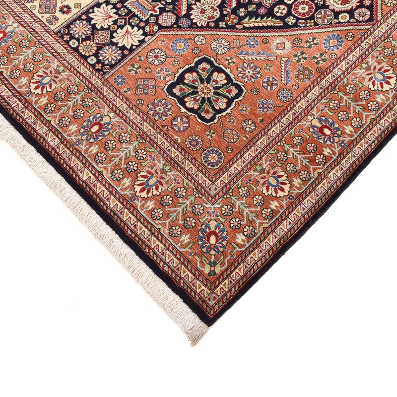Tapis Gabbeh - Persan Kashkuli - 205 x 144 cm - bleu foncé