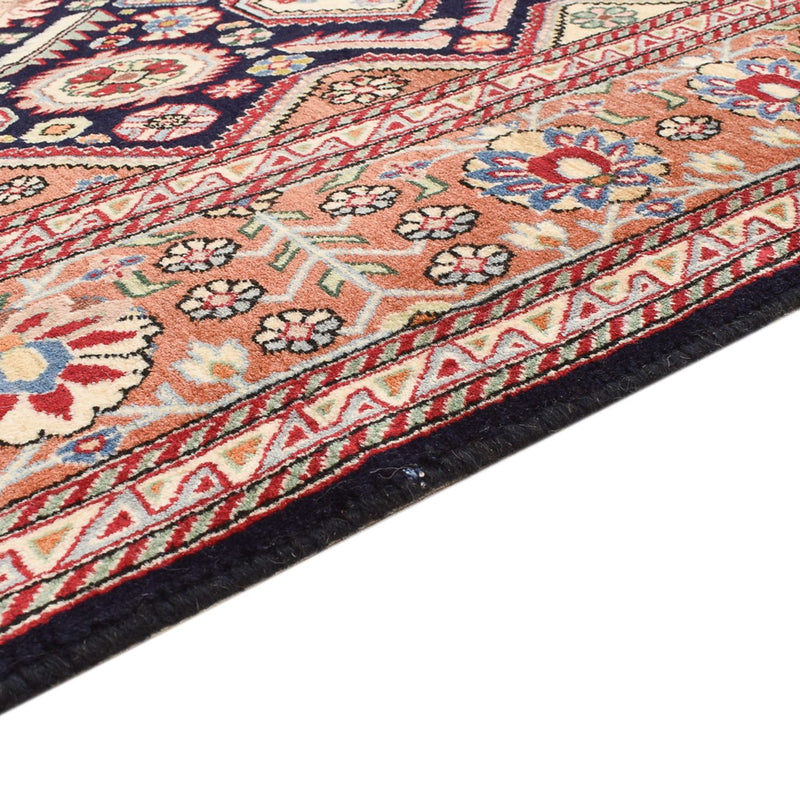 Tapis Gabbeh - Persan Kashkuli - 205 x 144 cm - bleu foncé