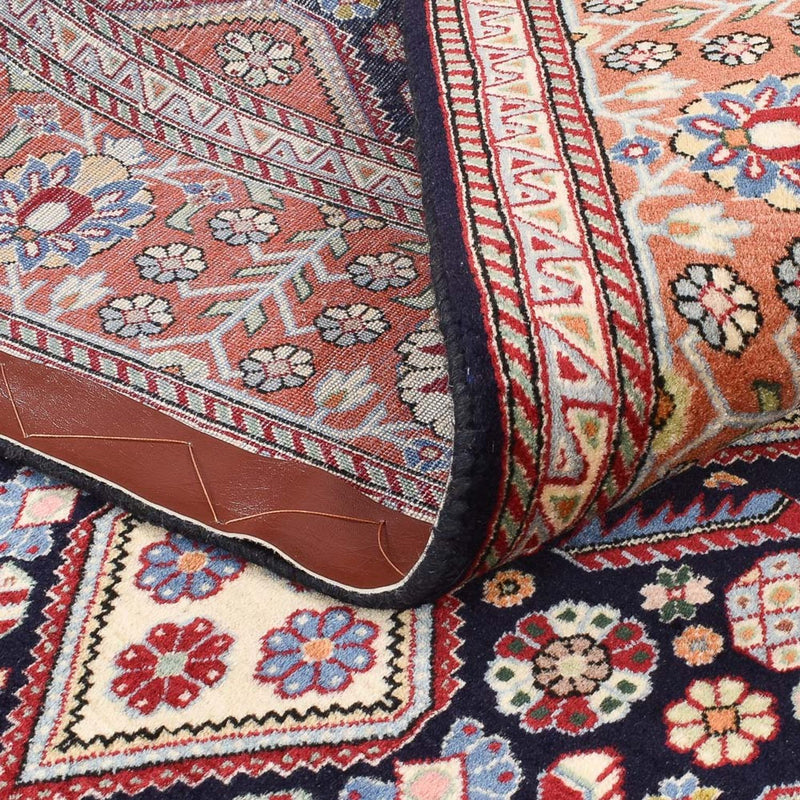 Tapis Gabbeh - Persan Kashkuli - 205 x 144 cm - bleu foncé