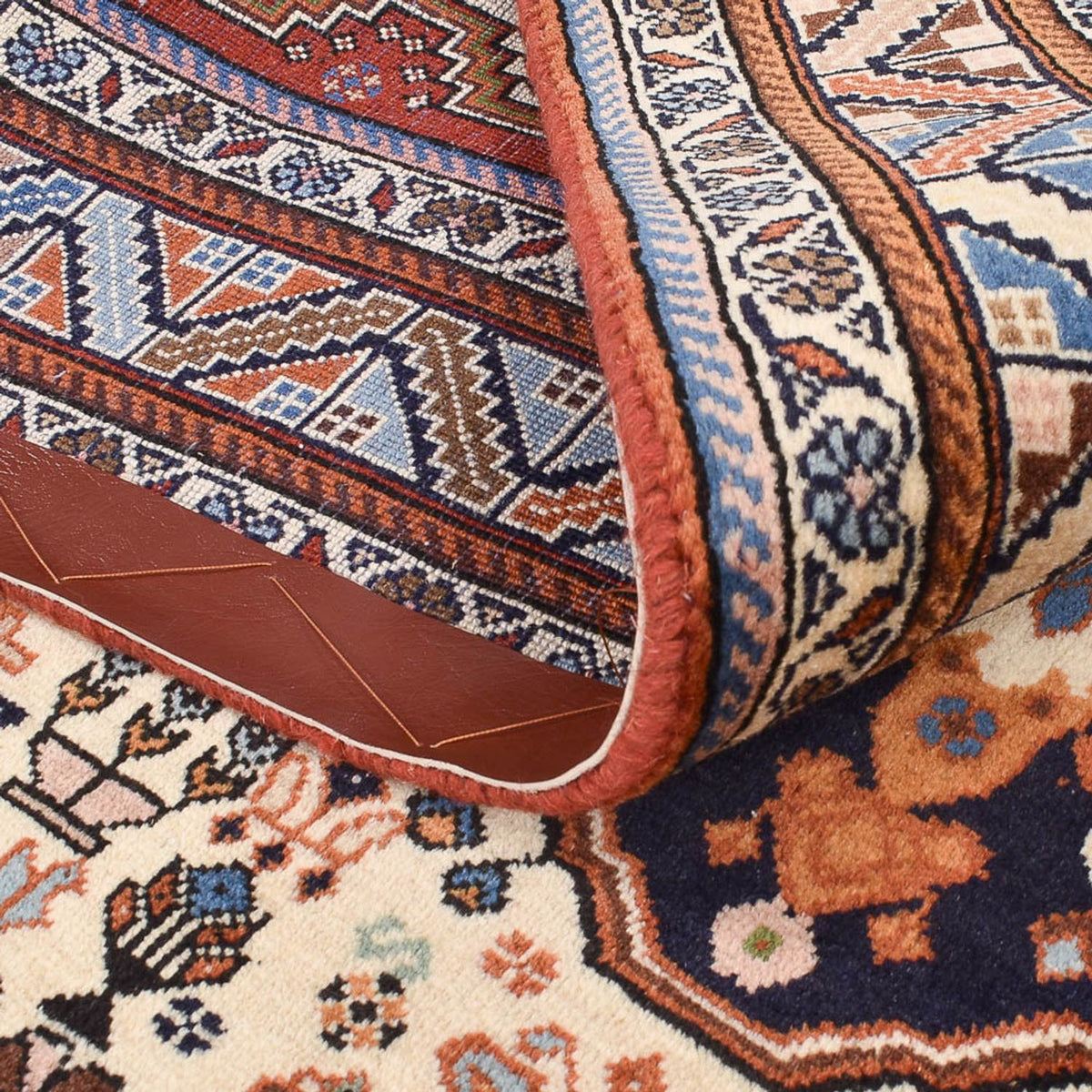 Tapis Gabbeh - Persan Kashkuli - 209 x 150 cm - beige