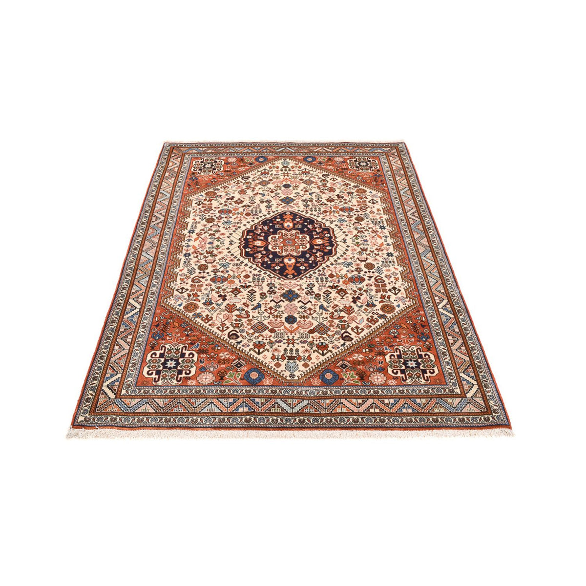 Tapis Gabbeh - Persan Kashkuli - 209 x 150 cm - beige