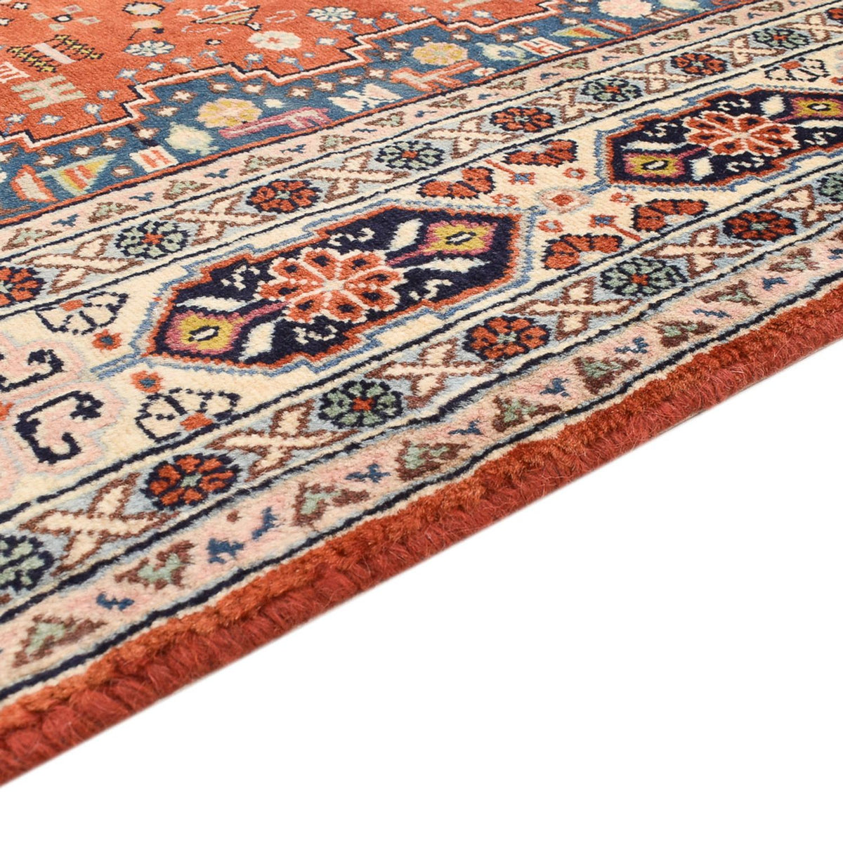 Tapis Gabbeh - Persan Kashkuli - 205 x 147 cm - multicolore