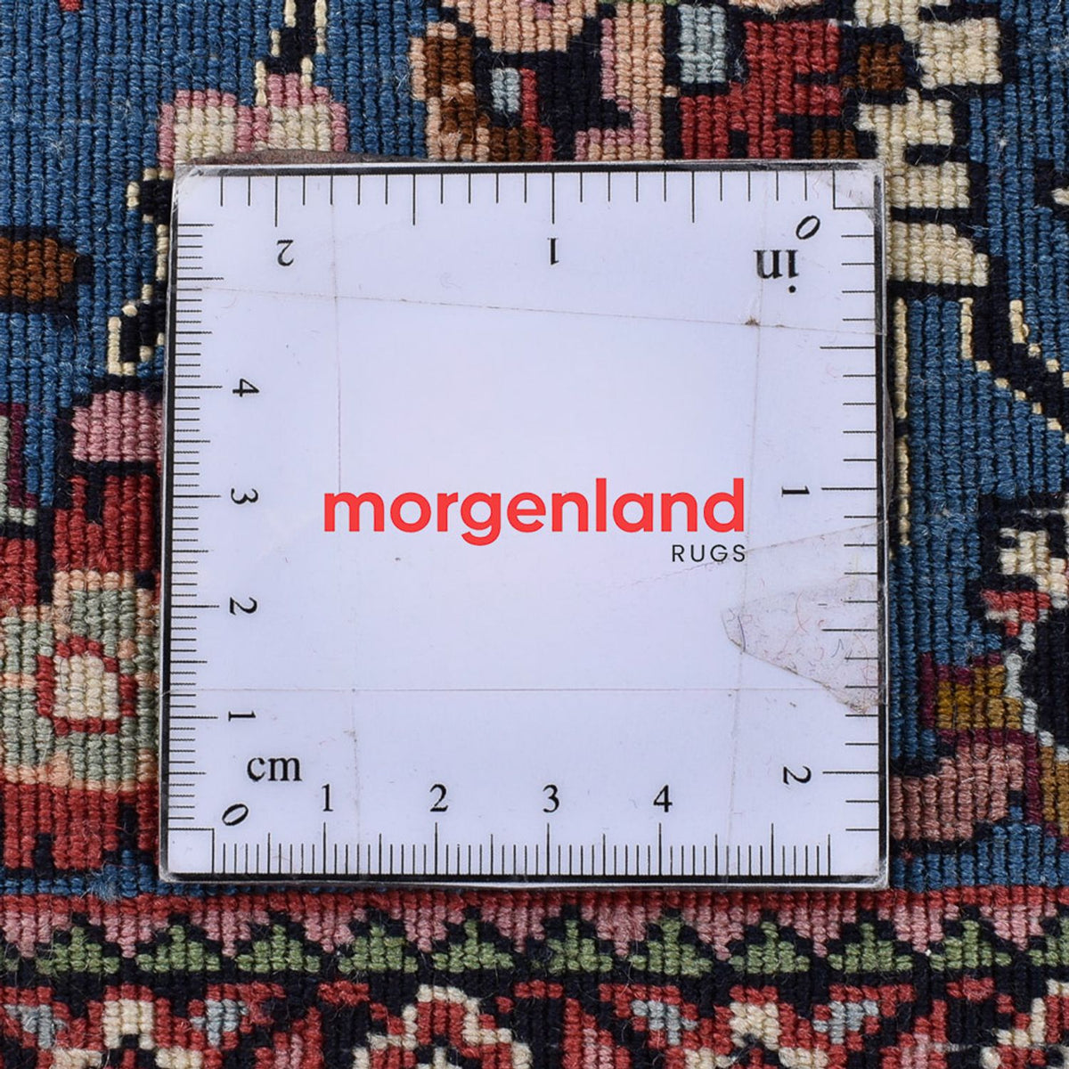 Tapis persan - Bidjar - 395 x 302 cm - rouge foncé