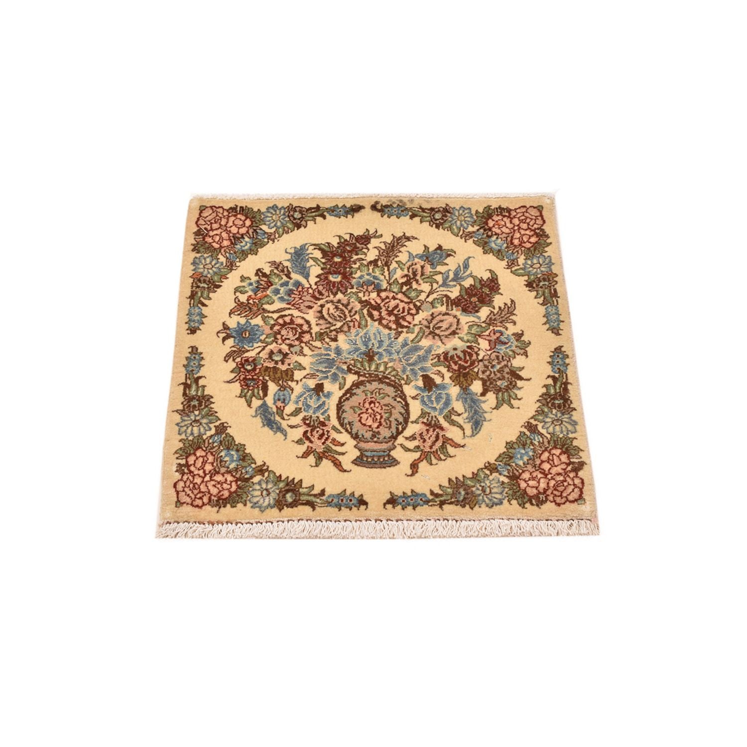 Tapis persan - Royal - 53 x 53 cm - multicolore