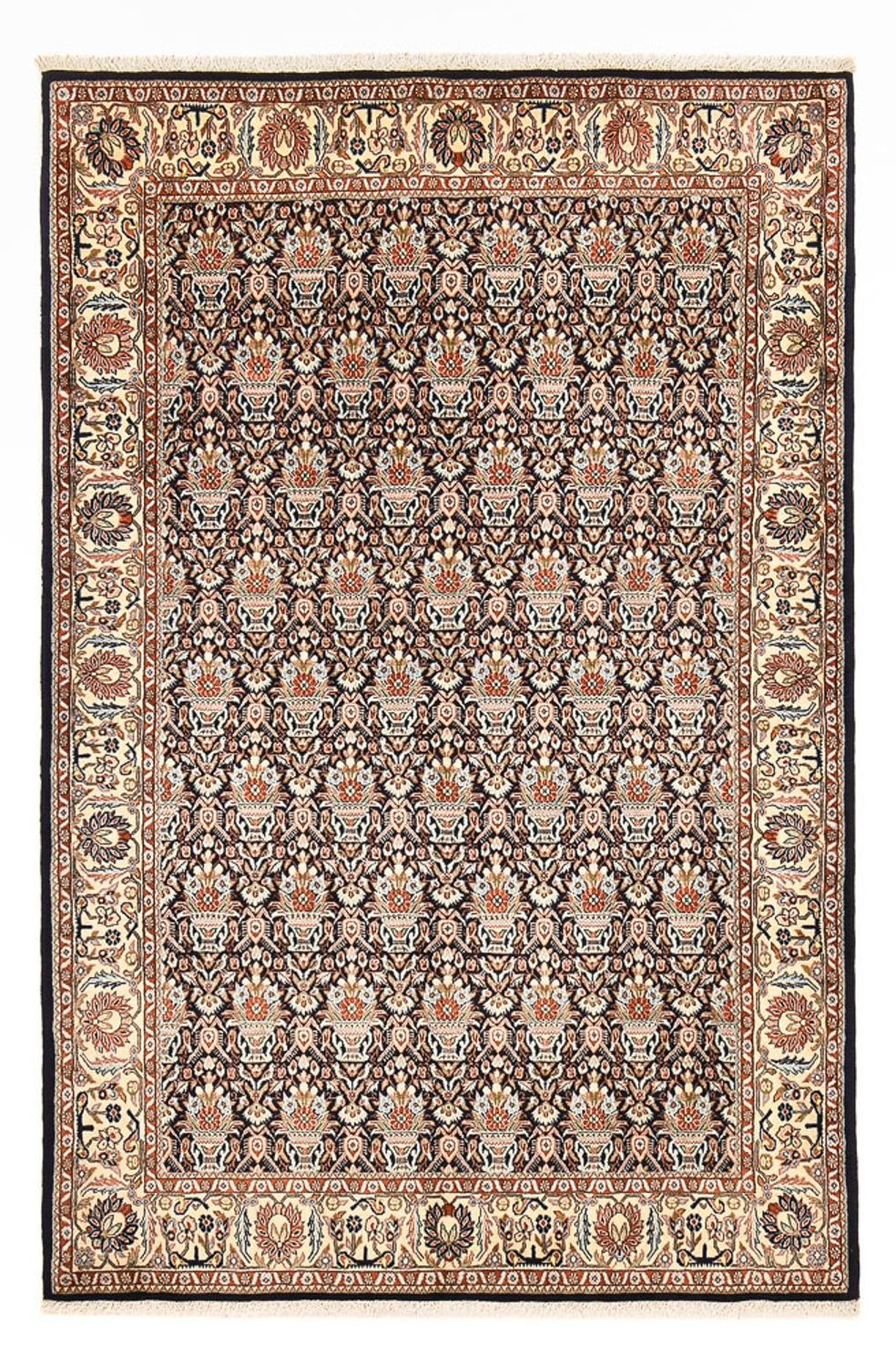 Tapis Gabbeh - Persan Kashkuli - 210 x 139 cm - beige foncé