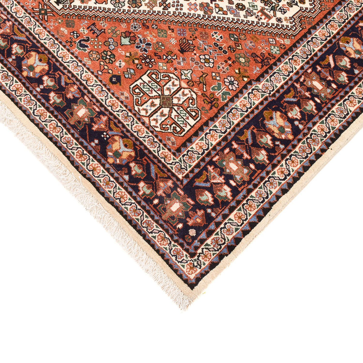 Tapis Gabbeh - Persan Kashkuli - 192 x 147 cm - multicolore