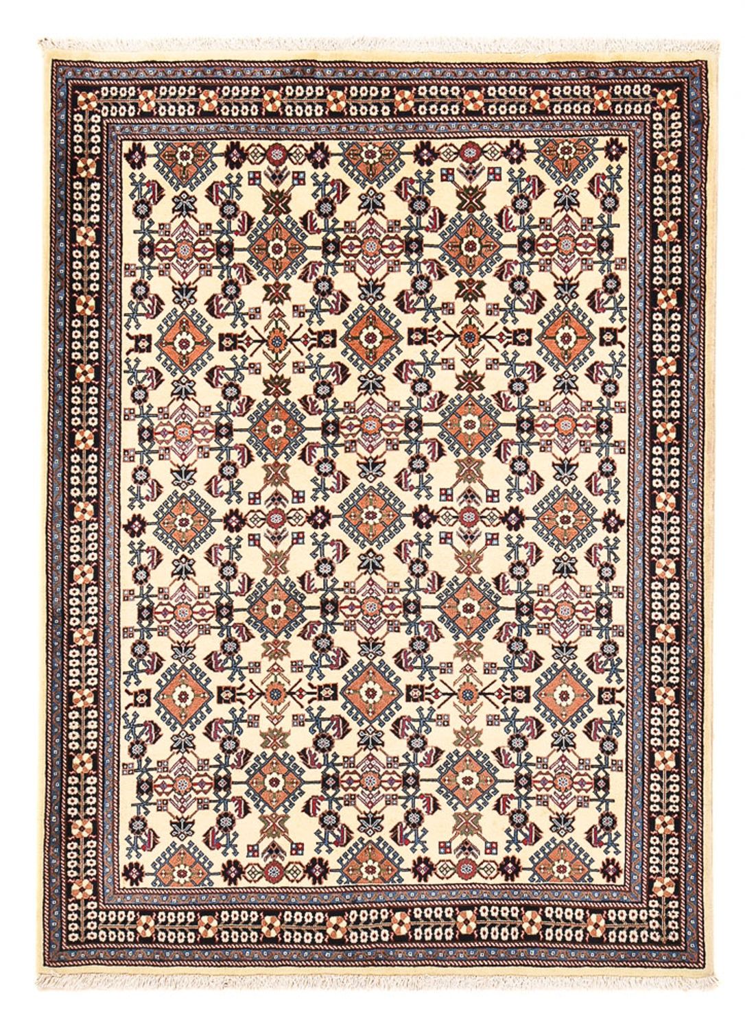 Tapis Gabbeh - Persan Kashkuli - 210 x 150 cm - multicolore