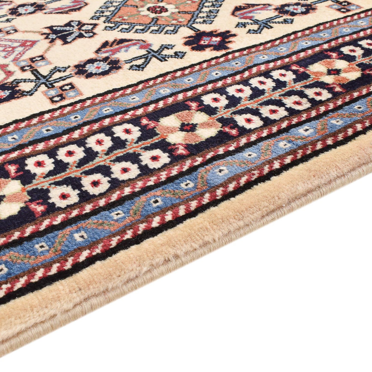 Tapis Gabbeh - Persan Kashkuli - 210 x 150 cm - multicolore