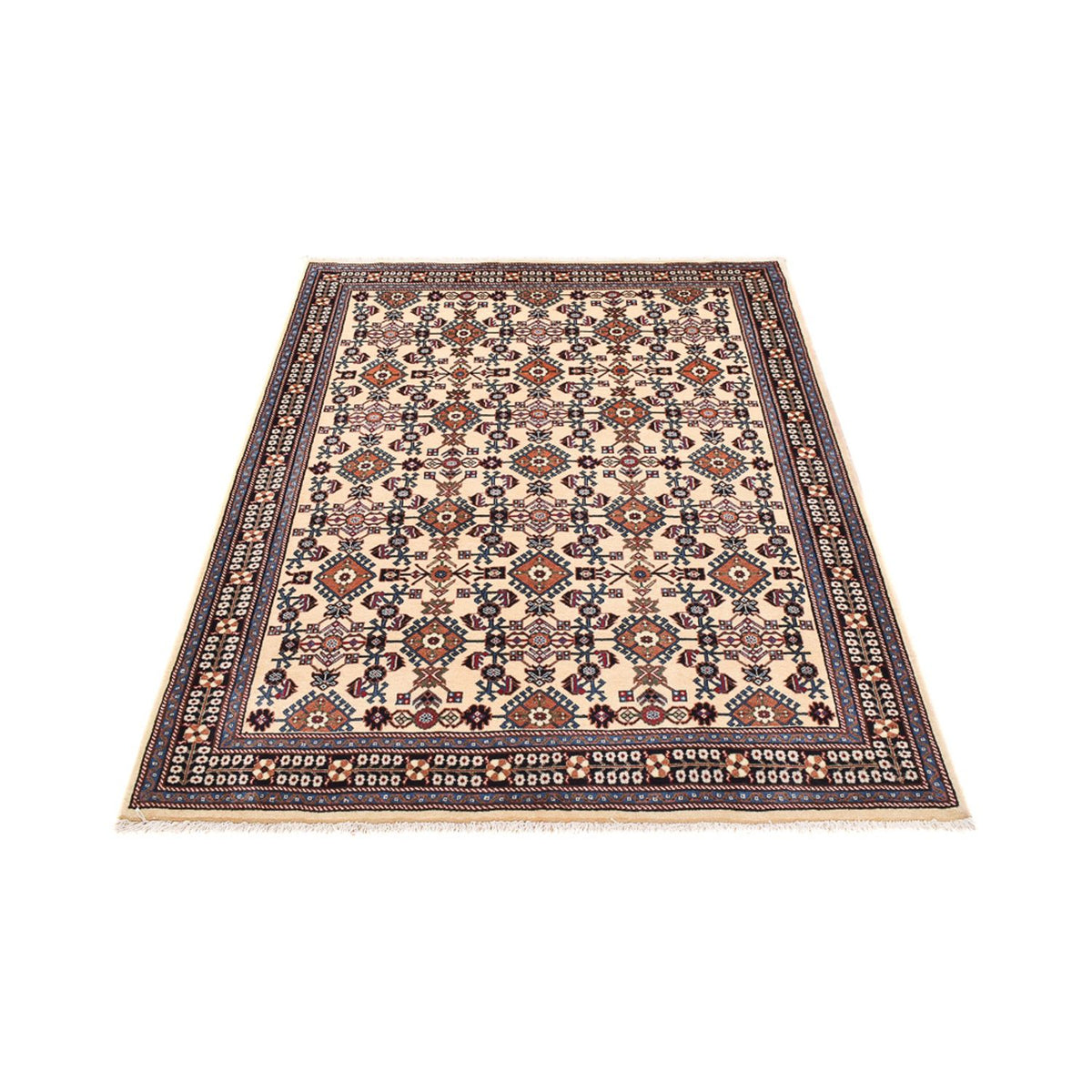 Tapis Gabbeh - Persan Kashkuli - 210 x 150 cm - multicolore