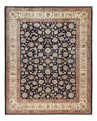 Tapis persan - Classique - Royal - 387 x 302 cm - bleu foncé