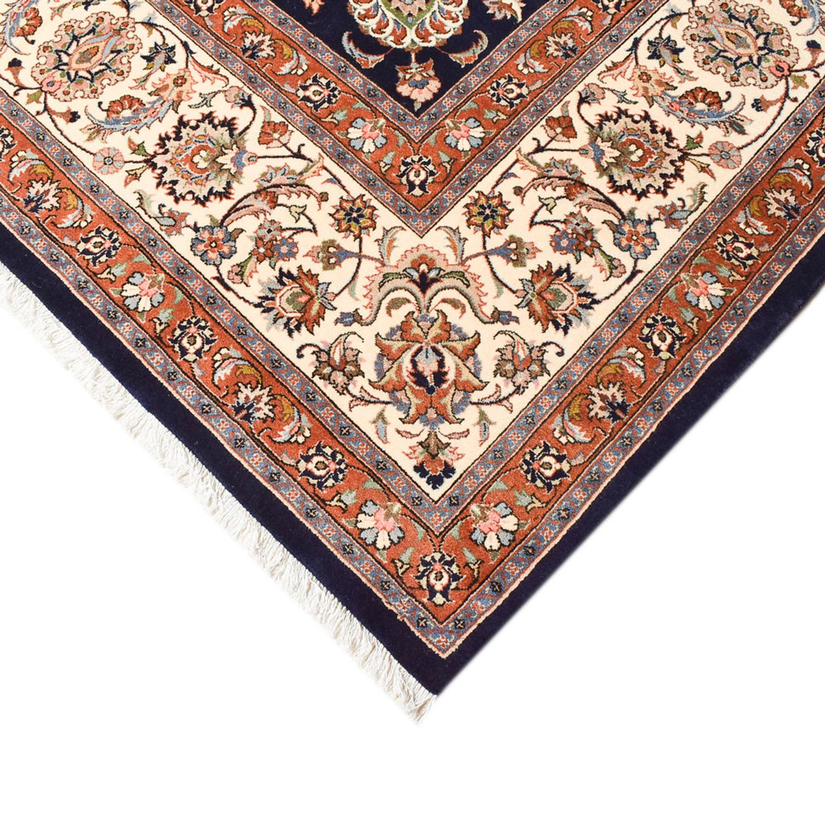 Tapis persan - Classique - Royal - 400 x 300 cm - bleu foncé