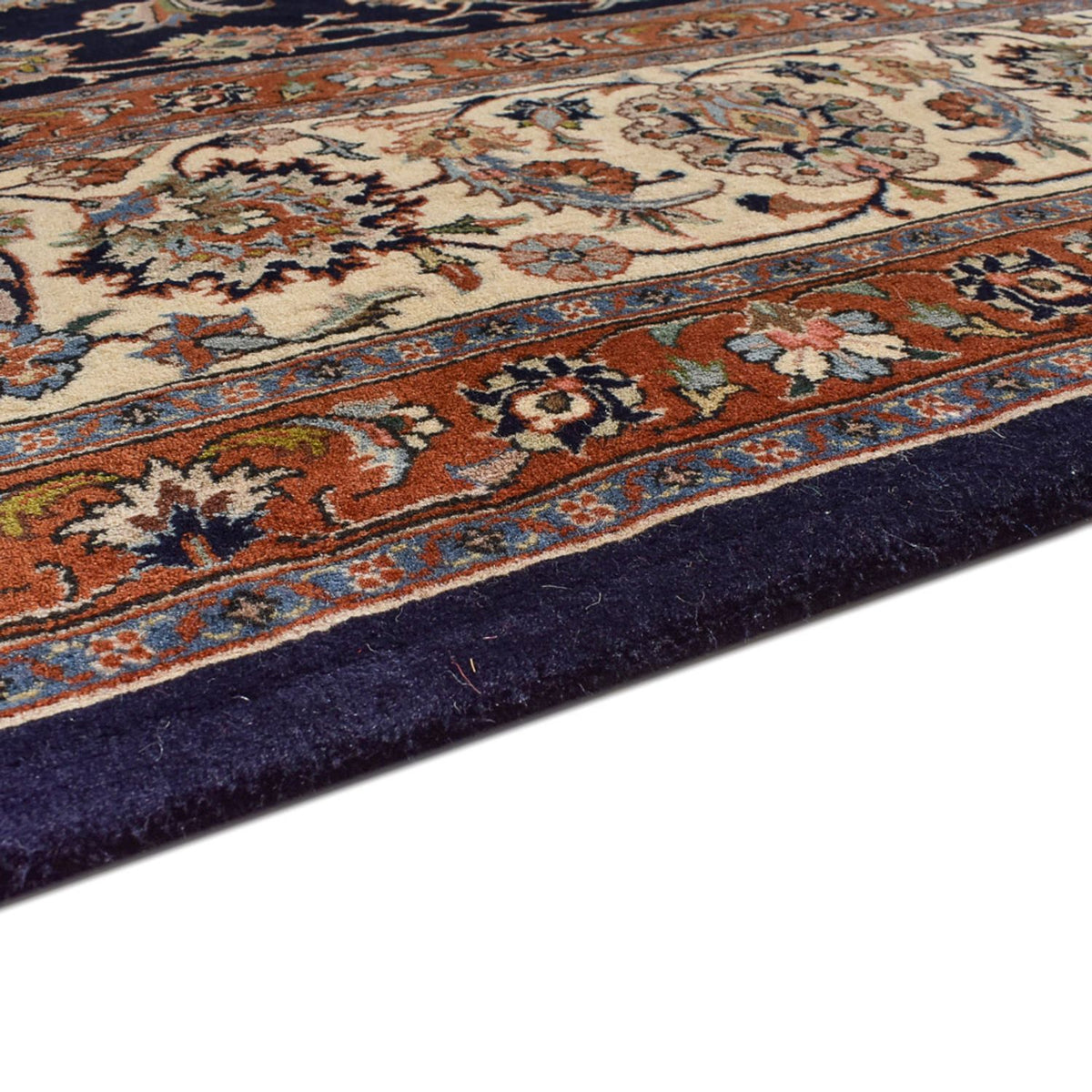Tapis persan - Classique - Royal - 400 x 300 cm - bleu foncé