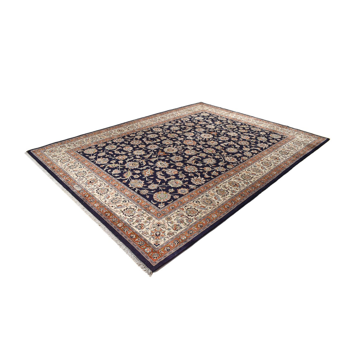 Tapis persan - Classique - Royal - 400 x 300 cm - bleu foncé