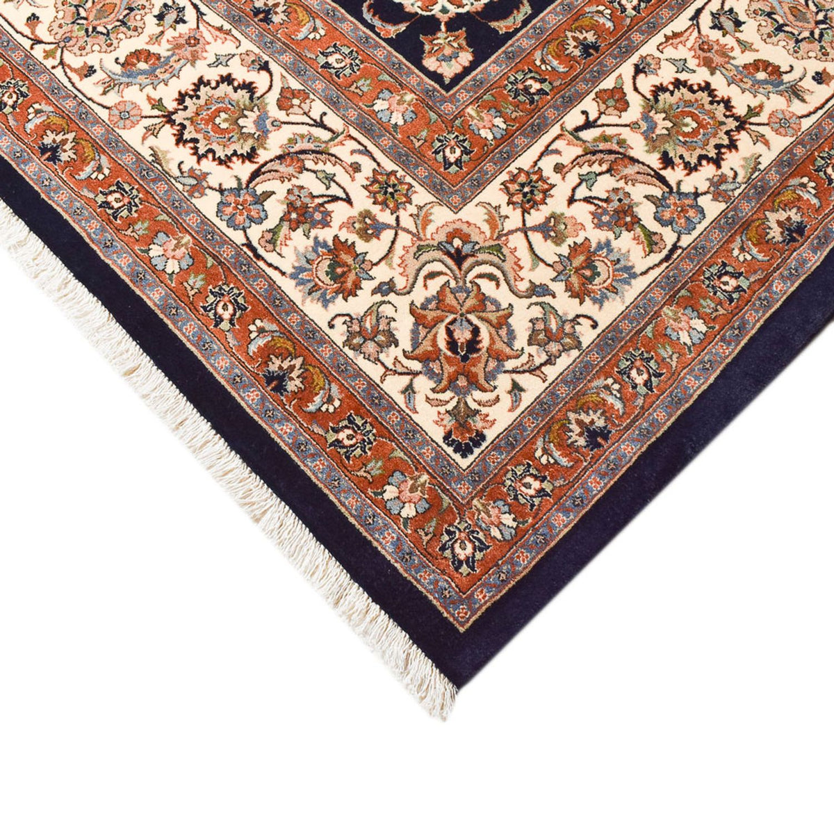 Tapis persan - Classique - Royal - 390 x 295 cm - bleu foncé