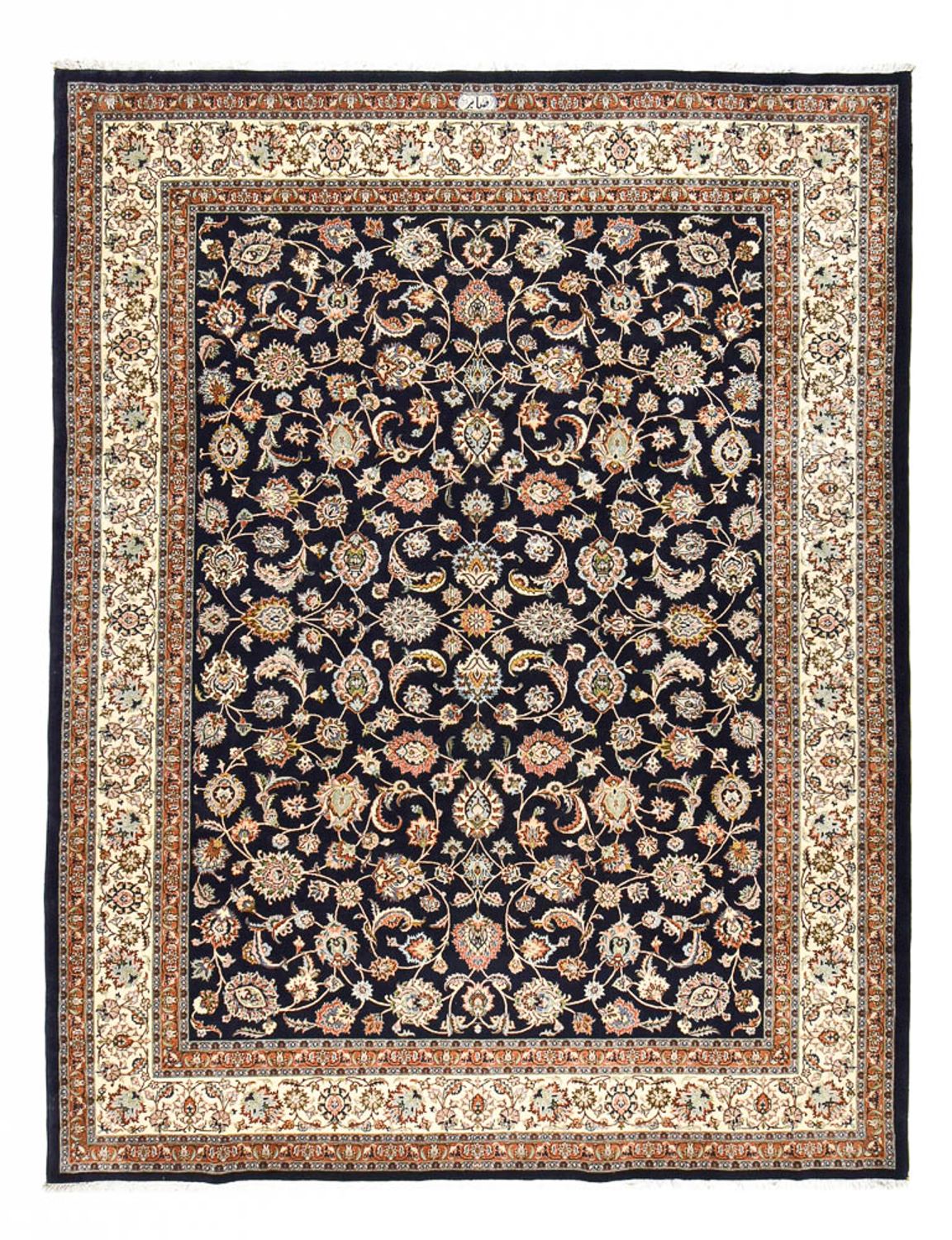 Tapis persan - Classique - 387 x 290 cm - bleu foncé