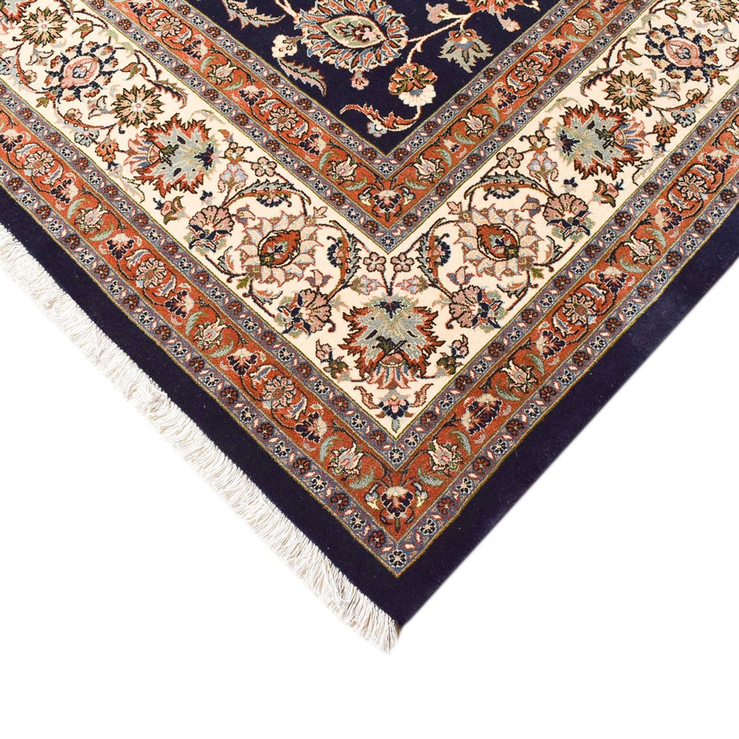 Tapis persan - Classique - 387 x 290 cm - bleu foncé