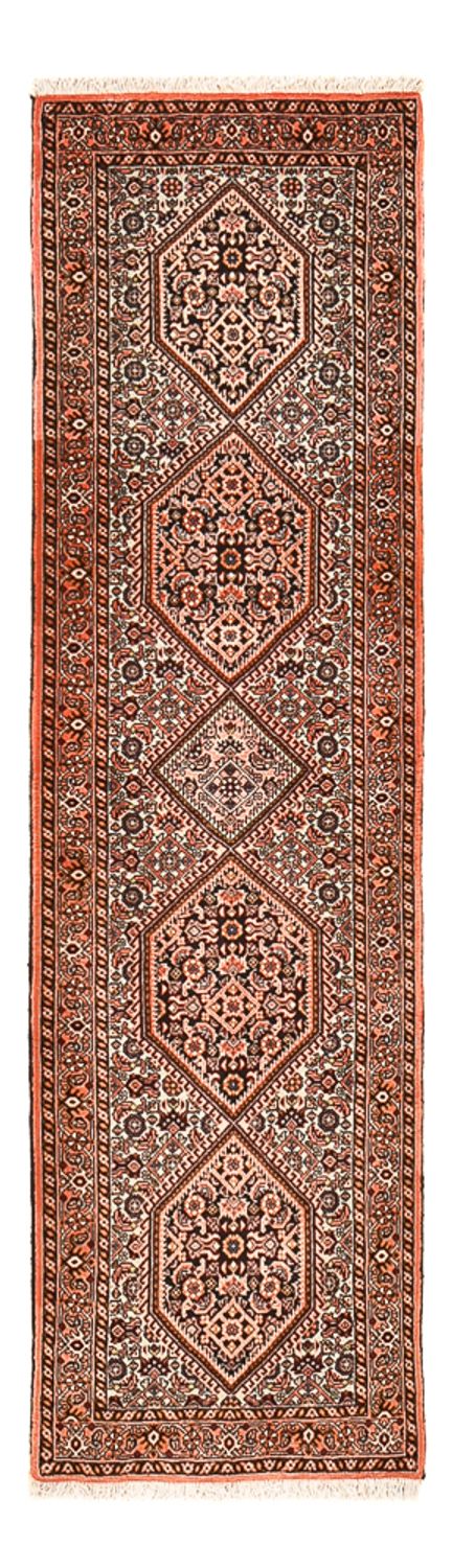 Tapis de couloir Tapis persan - Bidjar - 198 x 57 cm - rouille