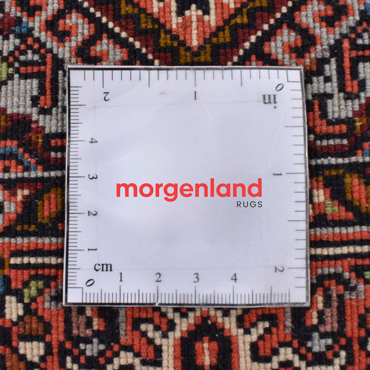 Tapis de couloir Tapis persan - Bidjar - 198 x 57 cm - rouille