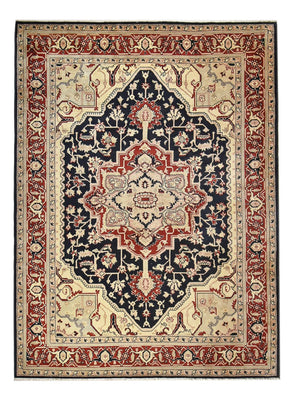 Tapis persan - Nomadic - 365 x 270 cm - bleu foncé