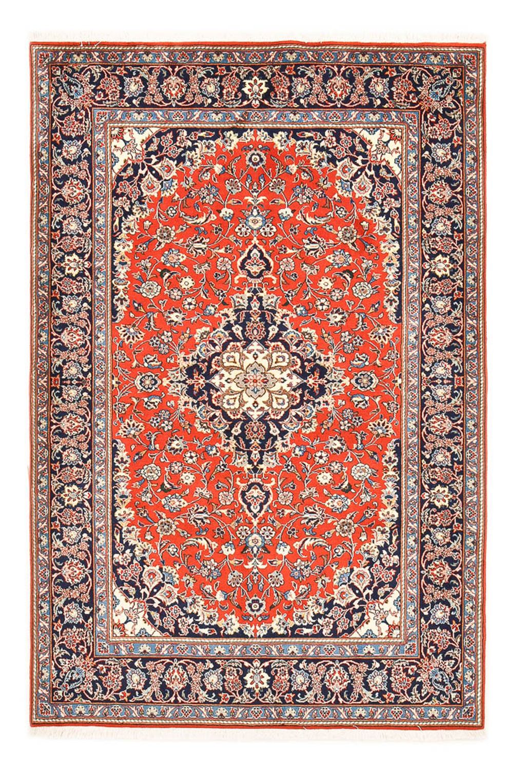 Tapis persan - Keshan - 220 x 141 cm - rouge