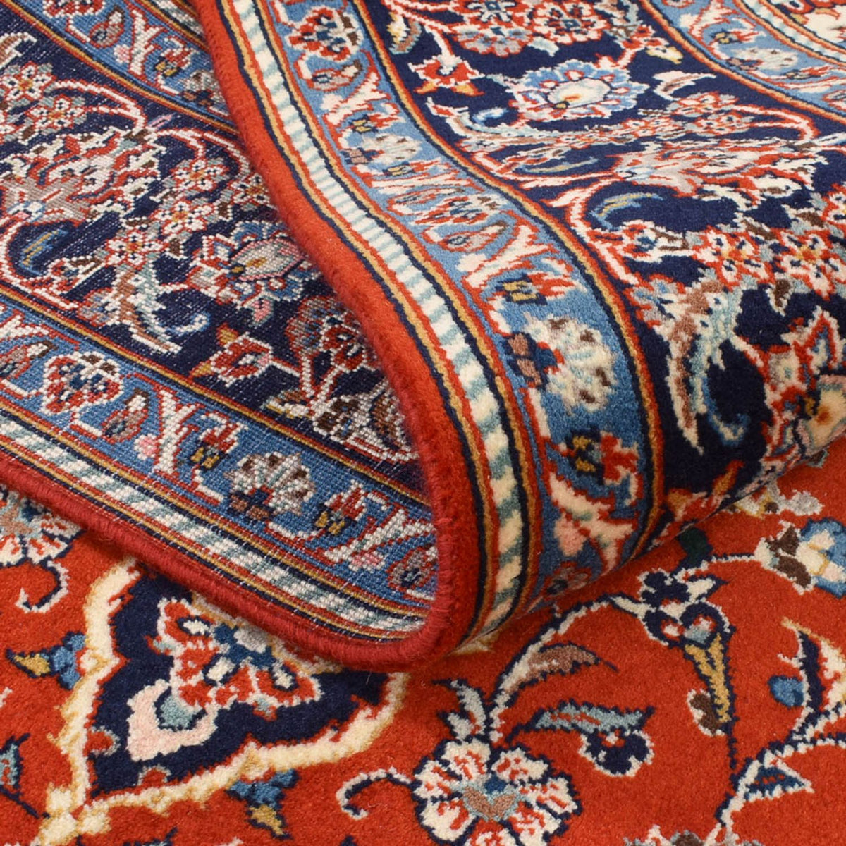 Tapis persan - Keshan - 220 x 141 cm - rouge