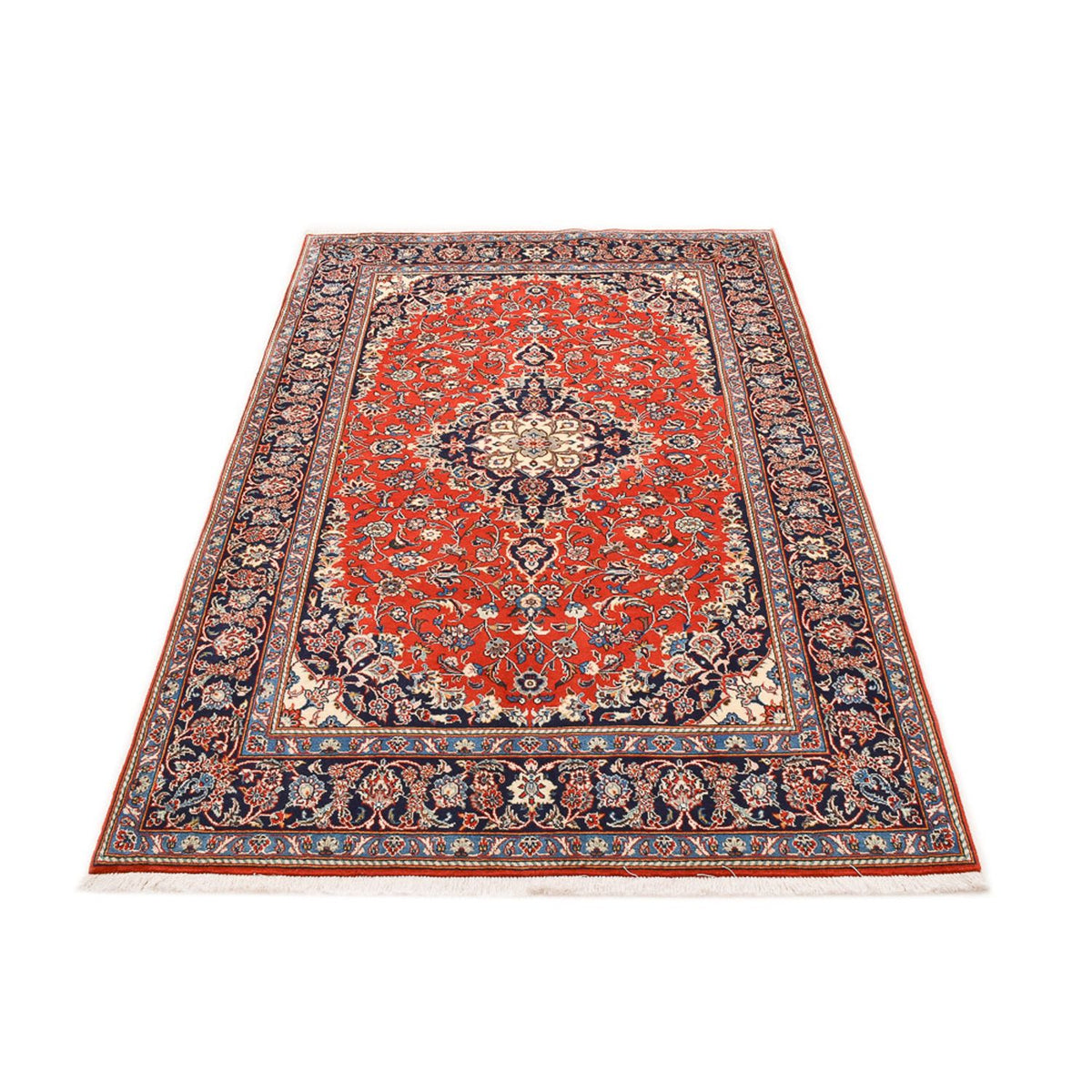 Tapis persan - Keshan - 220 x 141 cm - rouge