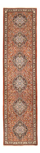 Tapis de couloir Tapis persan - Ghom - 310 x 79 cm - beige foncé