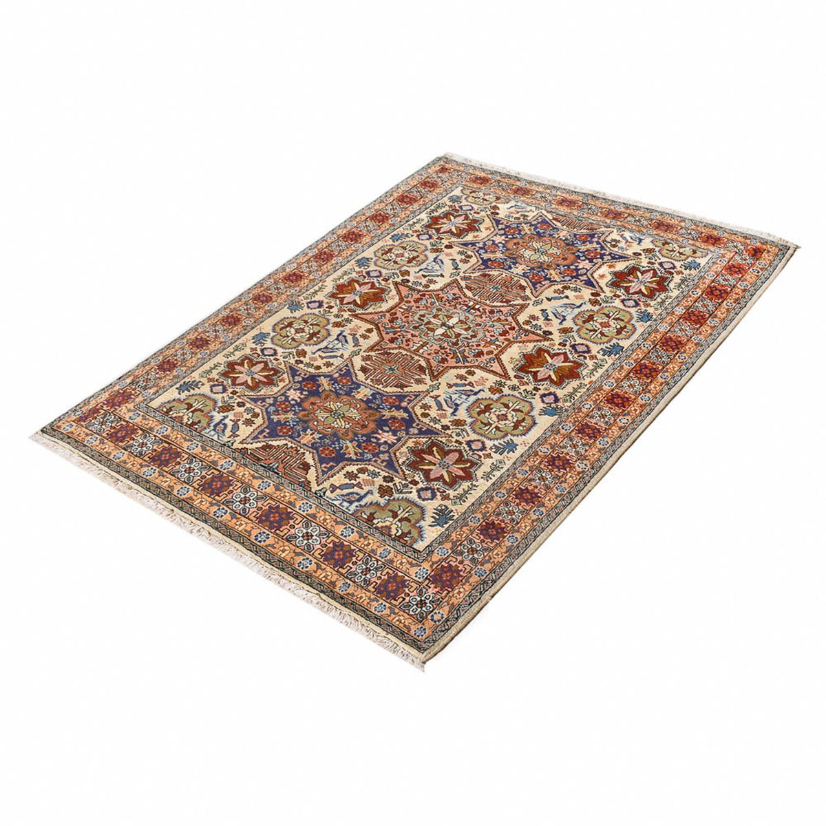 Tapis persan - Nomadic - 190 x 136 cm - multicolore