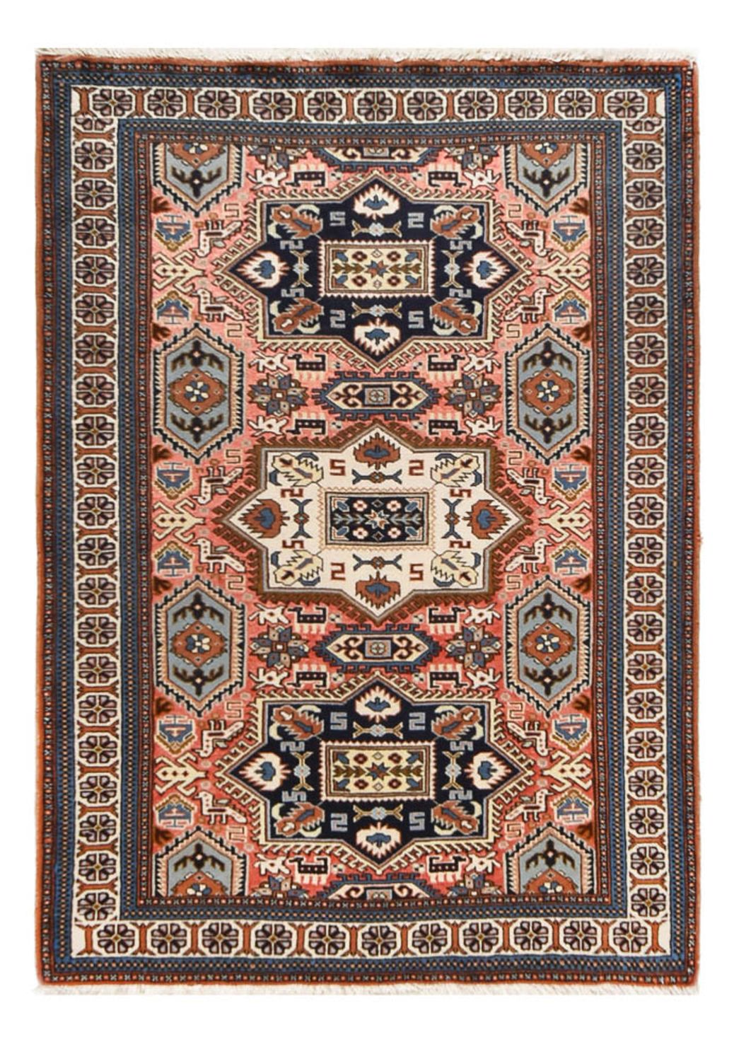 Tapis persan - Keshan - 183 x 130 cm - rouge clair