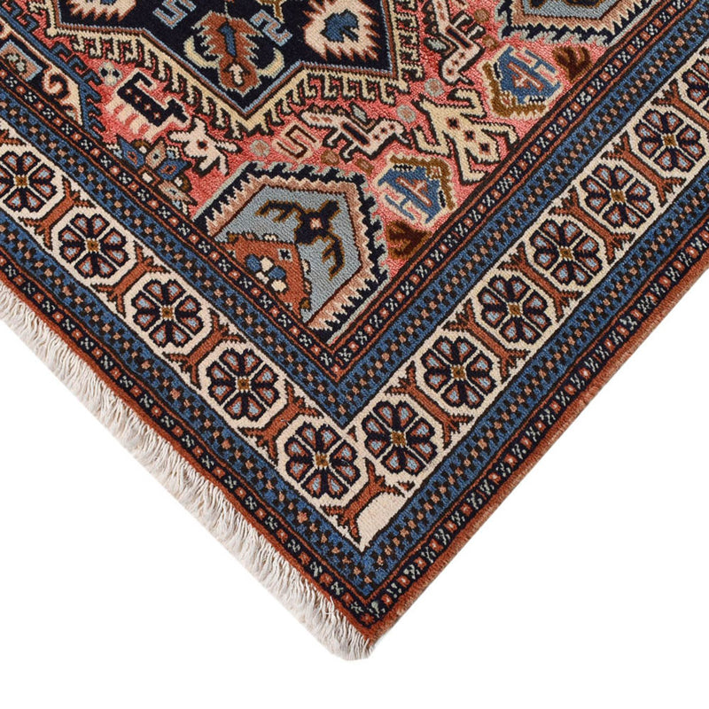 Tapis persan - Keshan - 183 x 130 cm - rouge clair