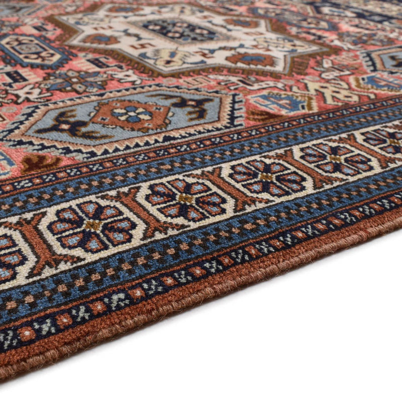 Tapis persan - Keshan - 183 x 130 cm - rouge clair