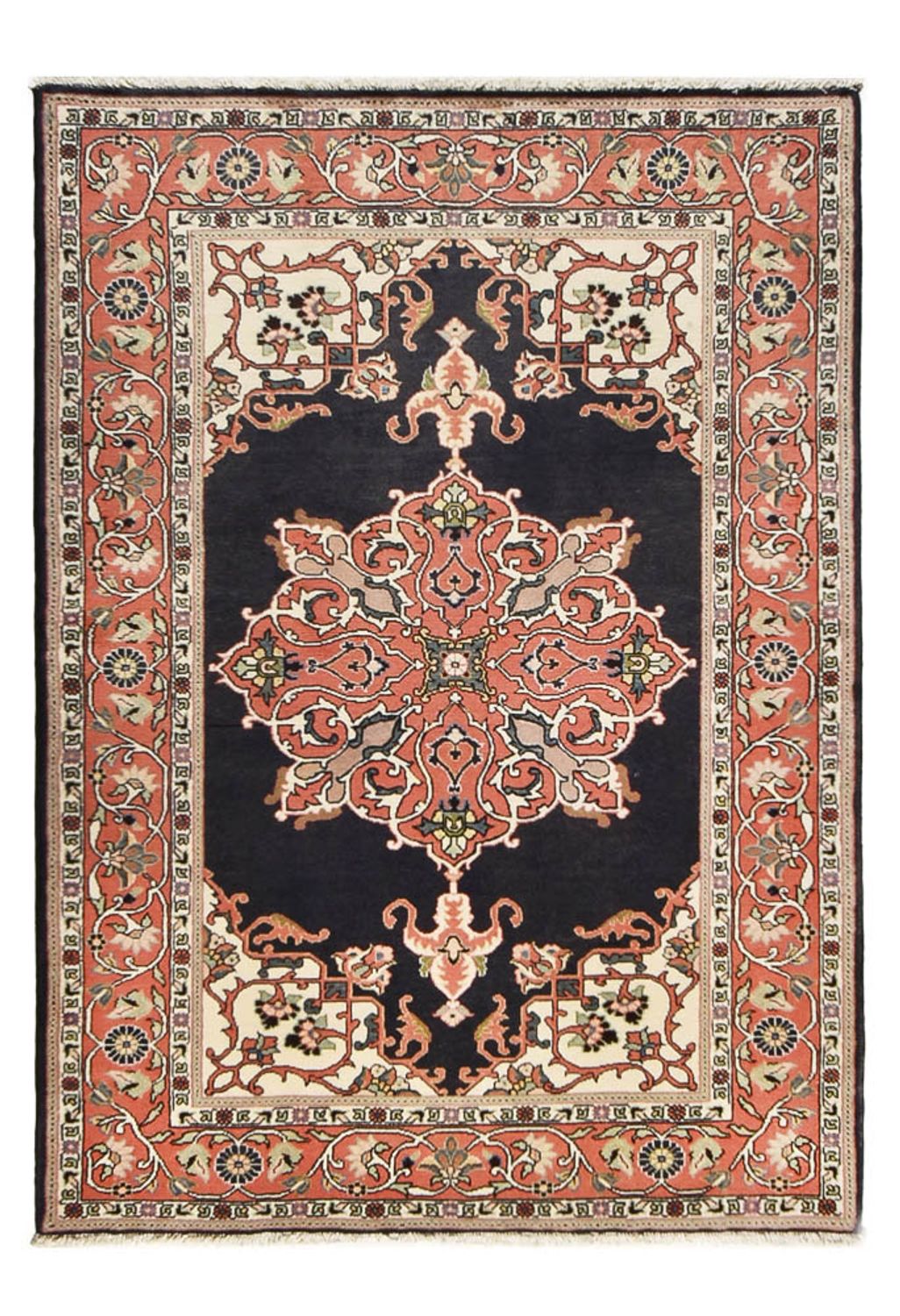 Tapis persan - Nomadic - 196 x 140 cm - bleu foncé