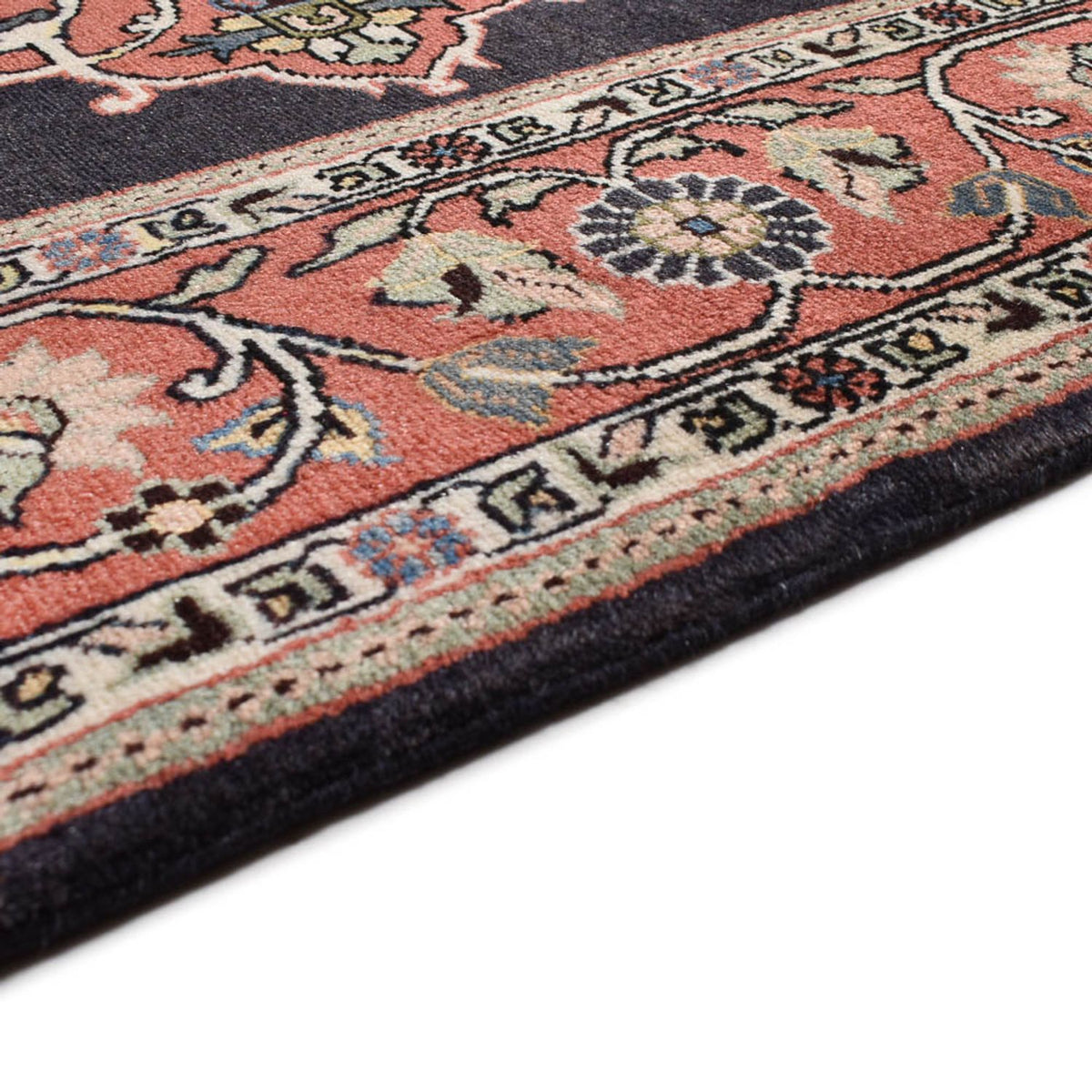 Tapis persan - Nomadic - 196 x 140 cm - bleu foncé