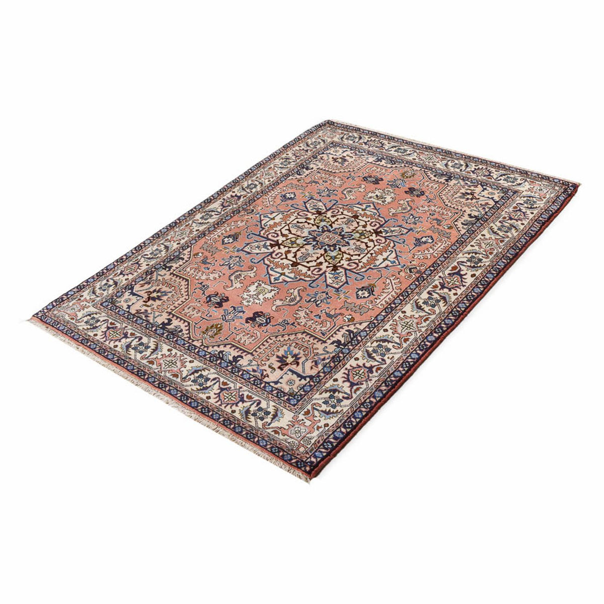 Tapis persan - Nomadic - 209 x 143 cm - rouge clair